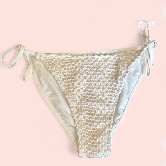 Wild Fable Cream Bikini With Adjustable Strings Size M(8-10) - Picture 2 of 6